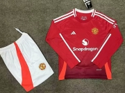 2425 Man U Home Long Sleeve kids