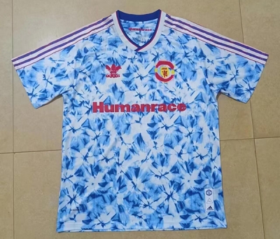 1992 M u humanrace version Soccer Jersey