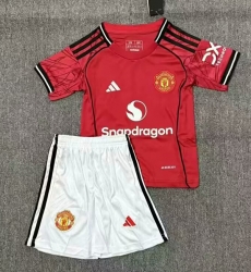 2025-26 Man U home Kids - Leaked version