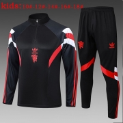 2024-25 Man U Half zipper kids Training Suit