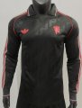 2025 Man U black retro model long sleeves