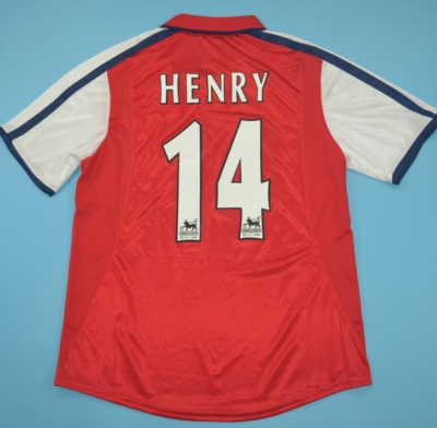 2000-02 ARSENAL Home Soccer Jersey