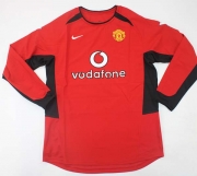 MAN U 02-04 Retro Home LONG SLEEVE