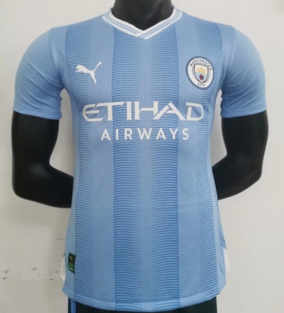 2324 M City Away and Away Third player version Soccer Jersey