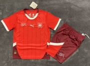 2425 Swizerland home kids Soccer Jersey
