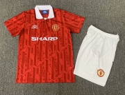 Man U 1992-94 Retro home kids