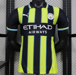 2425 M City Away Player Version Soccer Jersey