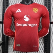 2425 Man U Home Long Sleeve Player Version