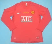 MAN U 07-08 Retro UCL FINAL LONG SLEEVE