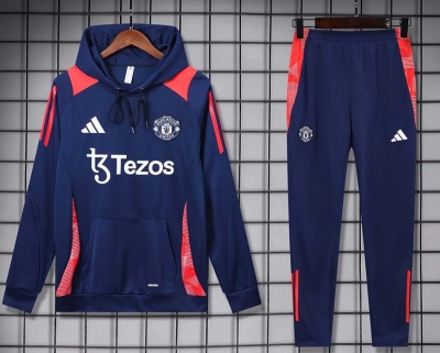 2024-25 Man United Hoodie Training Suit