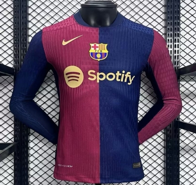 2425 Brazil Home Long Sleeve Player Version Soccer Jersey