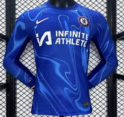 2425 Chelsea Home Long Sleeve Player Version Soccer Jersey